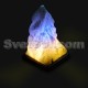 Соляной светильник - скала (цвет лампы голубой)