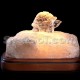 черепашка - соляной светильник кристалл хамелеон №2